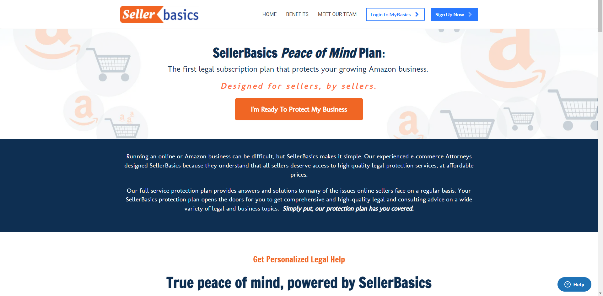 SellerBasics - $99/month to talk to a lawyer anytime